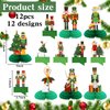 Poen 12 Pcs Christmas Nutcracker Party Decorations Nutcracker Honeycomb Centerpieces Ballet Nutcracker Theme Table Decorations Mouse King Table Centerpieces for Nutcracker Party Supplies
