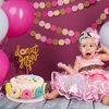 33 Pcs Donut Grow up Cake Topper Baby Sprinkle Decorations Dount Themed Cake Topper Realistic Artificial Donuts Mini Donut Cupcake Topper for Kids Birthday Donut Themed Party Supplies