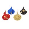 Lurrose 4pcs Mini Top Hat Hair Clips Shining Star Moon Halloween Witch Hat Flet Hairpins Hair Barrettes Hair Accessories for Party Performance Props