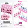 8Pcs Toe Separators for Pedicures, Silicone Toe Spacers for Women Men, Washable Toenail Dividers for Nail Polish/Toenail Trimming, Repeatable Toe Seperator for Separating Toenails