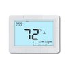 Programmable Auto Changeover Thermostat for Home, Conventional Single-Stage Systems,1 Heat/1 Cool, Extra Large Display, Smart Auto Switching,Easy-to-Use Digital Temperature Control, White Backlight