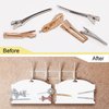 Geyee 50 Pieces Hair Clip Display Cards Hair Bow Holder Cardboard Claw Clip Organizer Display Cardboard for Hair Bow Barrettes Accessories, White