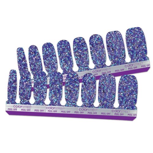 Color Street 'Mardi Gras' (FMG085) - Nail Polish Strips - Greatest Hits, 16 Count (Pack of 1)