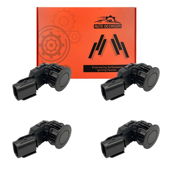 AUTO OCCASION 89341-0C010 Reverse Backup Sensor Parking Rear Bumper Parking Assist Sensor Replacement for Toyota RAV4 2017-2018 Tacoma 2017-2023 Tundra 2017-2021 4 Pack