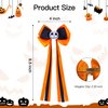Halloween Hair Bows for Women & Girls, Beleki Spooky Face Ghost Hair Clips Grosgrain Hair Bow with Long Tial Halloween Hair Accessory for Costume Party Favors Trick or Treat Kids Gifts