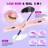 Yinaber Lash Extension Kit DIY 280pcs Lash Clusters Eyelash Extension Kit, 9-16mm Mix 30D 40D Curl Individual Lashes Kit with Lash Bond and Seal Lash Tweezers for Self(30D&40D-0.07D-9-16Mix KIT)
