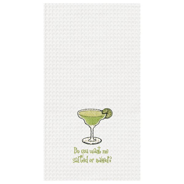 C&F Home Want Me Salted Or Naked? Waffle Weave Kitchen Towel Decor Decoration 18" x 27" 18X27 Kitchen Towel, Salted OR Naked