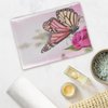 Vhcawsu Roses Butterfly Hand Towel Spring Floral Theme Towels Soft Bathroom Hair Drying Towels Highly Absorbent Bath Towel for Spa Gym Sport 16" X 30"
