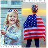 10 Pcs 4th of July Glitter Cheer Hair Bows 8'' Patriotic Cheerleader Hair Bows Red White Blue America Flag Hair Bow with Elastic Ponytail Holder Independence Day Hair Accessory for Kids (Stylish)