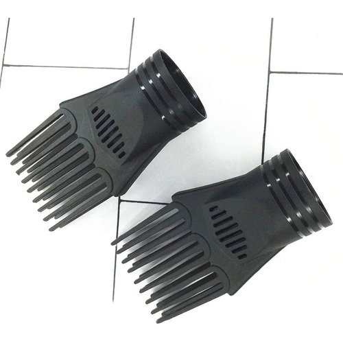 4Pcs Universal Hair Dryer Comb Nozzle Plastic Hairdressing Salon Hair Dryer Blow Comb Attachment Hair Styling Nozzle Tool and Fashion Salon Tool for Straightening Detangling Fine Curly Natural Hair