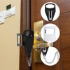 2 Pcs Portable Door Lock, Travel Security Door Lock, Door Safety Locks, for Traveling, Home, Apartment, Hotel Doors, Additional Privacy and Safety, Prevent Unauthorized Entry