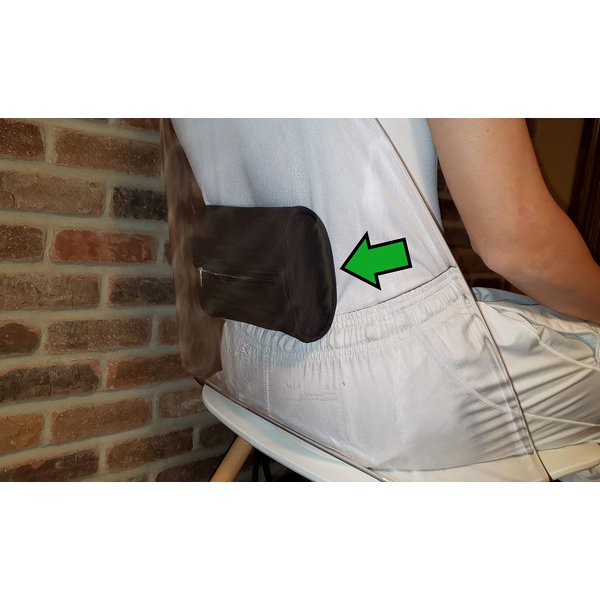 SPINE ICE Lumbar Support Ice Pack for Back Pain Relief Cold Therapy for Sciatica, Herniated Disc (L3, L4, L5, S1)