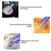 Hair Color Whisk, 5Pcs Plastic Hair Dye Cream Stirrer Mixer DIY Hairdressing Mixing Whisk for Salon Barber Hair Colour Hair Bleach