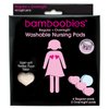 Bamboobies Women’s Nursing Pads, Reusable and Washable, Blue and Light Pink, 3 Regular Pairs and 1 Overnight Pairs, Leak-Proof Pads for Breastfeeding, 4 Pairs
