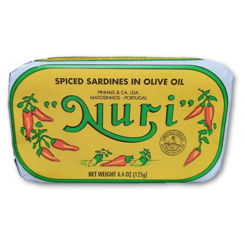 NURI Portuguese Sardines in Spiced Olive Oil - 2 Pack - (4.4 oz cans)