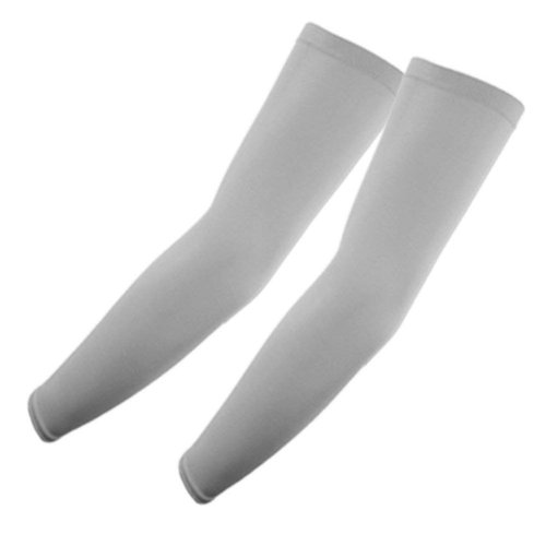 Elixir Arm Cooler Cooling Sleeves UV Protective Compression Arm Sleeves, 1 Pair, Gray