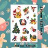 Ooopsiun Christmas Tattoos for Kids - 100+ Tattoos | Christmas Xmas Party Favors and Decorations for Children Kids, Santa Claus, Christmas tree, Snowman, Reindeer