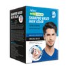 Nisha Quick Black Hair Dye, Black Hair Color Shampoo, No ammonia, Black hair color for gray coverage, 20ml Each, 10 In 1 Box