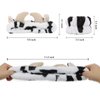 WHAVEL 3PCS Cute Spa Headband Cow Ears Headband for Washing Face Kawaii Makeup Headband Face Wash and Wristband Set Wrist Bands for Washing Face