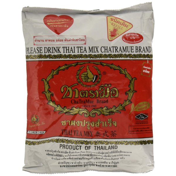 Number-One ChaTraMue Original Thai Iced Tea Mix 400g Bag, Pack of 1