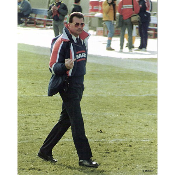 Mike Ditka Unsigned 8x10 Finger Photo
