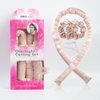 Heatless Curling Rod Satin Heatless Hair Curler Heatless Curls Heatless Curler No Heat Curls Heatless Hair Curler Overnight Curls Satin Heatless Curling Set Heatless Headband Curler Pink