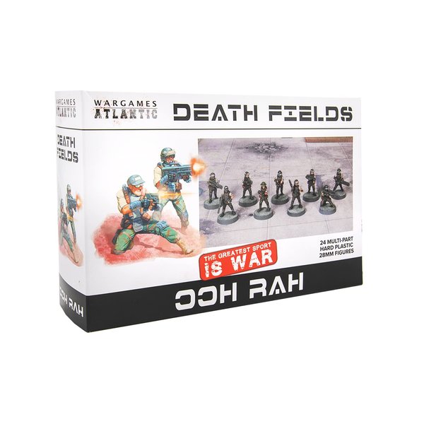 Death Fields: Ooh Rah( 24 Multi Part Hard Plastic 28mm Figures) Made in The USA