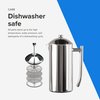 Frieling Double-Walled Stainless-Steel French Press Coffee Maker - French Press Polished Stainless Steel - 17 Ounces - Dual Wall Stainless Steel French Press