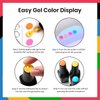 Beetles Gel Nail Polish Set with Golden Chrome, 7 Colors Hot Pink Blue Green Nails Gel Black White Yellow Gel Polish Gold Nails Gel Set Nail and Double-ended Brush Soak off Uv Gel, 2024