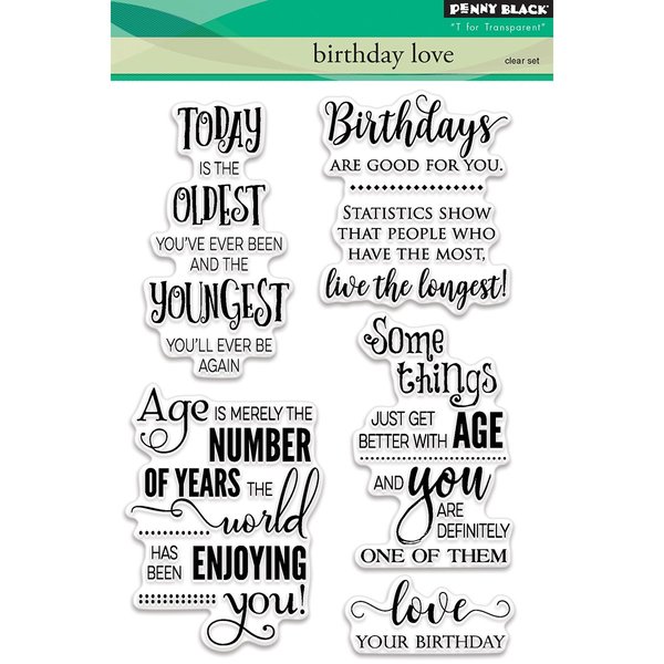 Penny Black Clear Stamp Set, 5"X7"