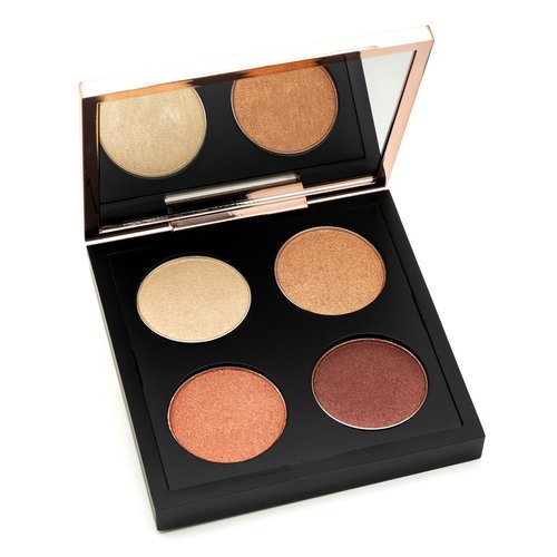 Kandi Koated Throwing Shades Eyeshadow Quads [Desert Roses] Mini Eye Shadow Palette Burruss | Richly Pigmented, Paraben-Free, Cruelty-Free Pigments | Beauty & Makeup
