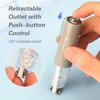 BITOSEE Refillable Retractable Quick Dry White Out Correction Tape,Mini Small Japan Aesthetic Cute White Out, with Easy to Use Kawaii Pen Shaped Applicator,for Home Office Supplies.