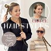 Dreamlover Y2K Braided Hair Bun Extensions, Pre Braided Ponytail Extensions with Hair Ties, Synthetic Long Pony Tail Hair Extensions for Women, Stylish Girls Fake Hairpieces, Light Brown, 2 Pieces