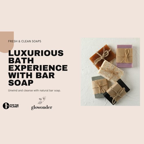 Glowonder 1 Pack Vanilla Oatmeal Handmade Organic Bar Soap for Face and Body - Moisturizing, All-Natural, Cruelty-Free - Botanical Ingredients - Shower, Bath, Hand Soaps, Gifts - 4.5 oz