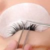 Professional Tweezers for Eyelash Extension Hand Crafted Japanese Stainless Steel Matt Finish (14cm 90° Angular Tip)