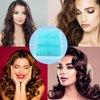 Hair Roller Set 12pcs, Hair Curlers Rollers Self Grip Hair Roller with 12 Clips, Hair Rollers Salon Hair Dressing DIY Curly Hairstyle, Medium, random color
