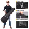 CAHAYA Electric Guitar Bag Gig Bag 6mm Padding Padded Backpack with Reflective Bands Soft Guitar Case Black CY0225