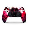 ZOOMHITSKINS Compatible with PS5 Controller Skin, Vinyl for Durable & Fit, Vampire Dark Pink Black Demon Knight, Easy to Use, Bubble-free, Precisely Cut