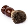 QSHAVE 100% Best Original Pure Badger Hair Shaving Brush Handmade. Real Wood Base. Perfect for Wet Shave, Safety Razor, Double Edge Razor