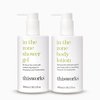 This Works In The Zone Body Lotion & Shower Gel Duo: Hydrating Moisturizer & Refreshing Body Wash with Essential Oils, Eucalyptus & Frankincense, Vegan, 10.1 oz Each