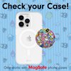 Sonix MagLink Snap Grip | Magnetic Phone Grip Holder and Collapsible Kickstand | Compatible with MagSafe | Hello Kitty and Friends Stickers