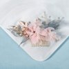 1 Pc comb flower hair accessories bridal headpiece hair decorations Flower Hair Decor Hair Accessory Exquisite Headwear Handmade Hair Decor alloy Fashion bride hairpin