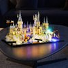DALDED LED Lighting Kit for Lego Harry Potter Hogwarts Castle and Grounds 76419, LED Light Compatible with Lego 76419 Building Block Models (Music Version)