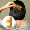 Mini Wide Tooth Comb, Small Travel Detangling Comb Pocket Curly Hair Comb Portable Styling Comb Shower Wet Comb for Women, Beard Comb for Men, No Handle Desigh (1 Pack）