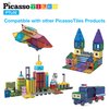 PicassoTiles Magnetic Brick Tiles STEM Creative Magnetic Tiles Building Block Set Building Brick Construction Toy Socket Spikes Toys Accessory Educational Imaginative Learning Kit Stacking Set