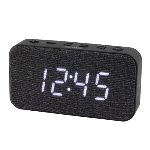 Jensen JCR-229 FM Digital Dual Alarm Clock Radio,Gray