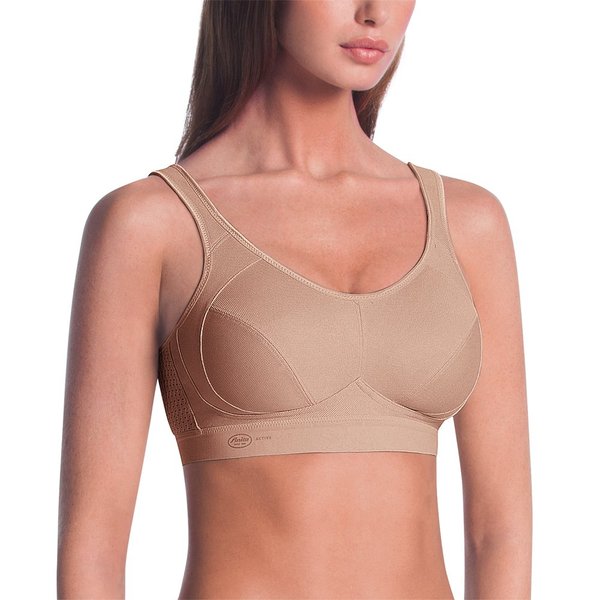 Anita High Impact Wire-Free Sports Bra 34D, Desert
