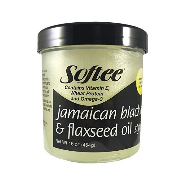 Softee Jamaican Black Castor & Flaxseed Oil Styling Gel 16 Oz