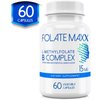 FolateMaxx L-Methylfolate + B12 Methylcobalamin & B6 Blend (15mg) - 60 Capsules - Active B-Complex with Cofactors & Essential Amino Acids - Non GMO, Gluten Free, No Fillers