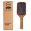Ecotrees Wooden Paddle Hair Brush, Air cushion massage comb,Anti Static Detangling Paddle Brush for Reducing Hair Breakage